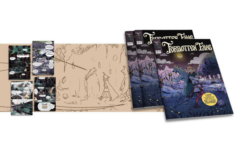 Pages from the Forgotten Eras comic book