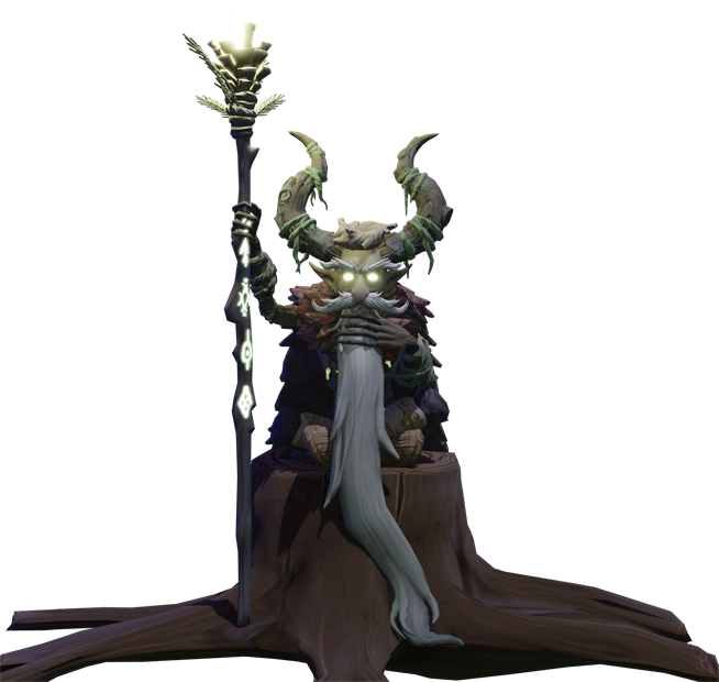 Leshy, the Slavic forest spirit, character art from Forgotten Eras